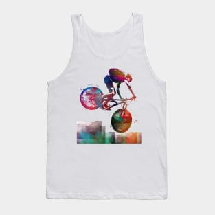 Cycling Bike sport art #cycling #sport #biking Tank Top